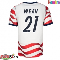 Camiseta Estados Unidos Timothy Weah #21 Primera Equipación Mundial 2026 manga corta